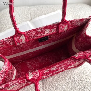 Christian Dior Book Tote Bag 36cm M1296 Toile de Jouy Embroidery Canvas Fall/Winter 2022 Collection - Image 7