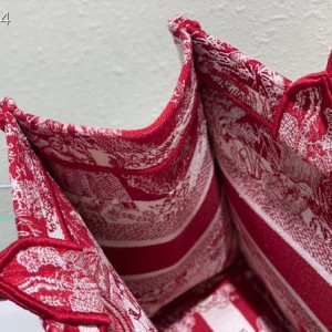 Christian Dior Book Tote Bag 36cm M1296 Toile de Jouy Embroidery Canvas Fall/Winter 2022 Collection - Image 8