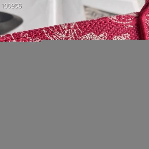 Christian Dior Book Tote Bag 36cm M1296 Toile de Jouy Embroidery Canvas Fall/Winter 2022 Collection - Image 9