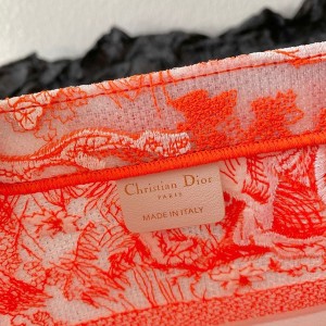 Christian Dior Book Tote Bag 36cm M1296 Toile de Jouy Reverse Transparent Embroidery Canvas Fall/Winter 2022 Collection - Image 8