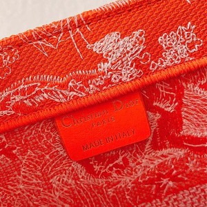 Christian Dior Book Tote Bag 36cm M1296 Toile de Jouy Reverse Transparent Embroidery Canvas Fall/Winter 2022 Collection - Image 8