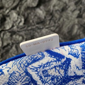 Christian Dior Book Tote Bag 36cm M1296 Toile de Jouy Reverse Transparent Embroidery Canvas Fall/Winter 2022 Collection - Image 9