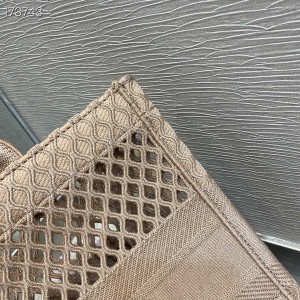 Christian Dior Book Tote Bag 36cm Mesh Embroidery Canvas Spring/Summer 2021 Collection - Image 3