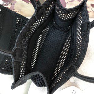 Christian Dior Book Tote Bag 36cm Perforated Canvas Fall/Winter 2020 Collection - Image 3