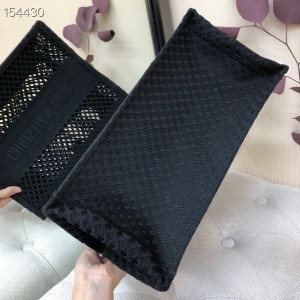 Christian Dior Book Tote Bag 36cm Perforated Canvas Fall/Winter 2020 Collection - Image 6