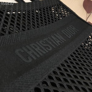 Christian Dior Book Tote Bag 36cm Perforated Canvas Fall/Winter 2020 Collection - Image 9