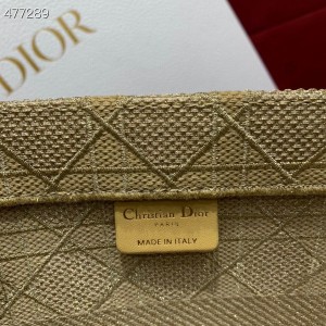 Christian Dior Book Tote Bag 38cm Embroidery Canvas Spring/Summer 2021 Collection - Image 6