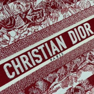 Christian Dior Book Tote Bag 42cm M1286 Toile de Jouy Embroidery Canvas Fall/Winter 2022 Collection - Image 7