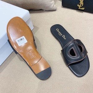 Christian Dior CD Logo Sandals Calfskin Leather Spring/Summer 2020 Collection - Image 6