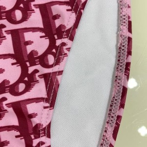 Christian Dior CD Logo Two Piece Bikini Swimsuit Spring/Summer 2020 Collection - Image 5