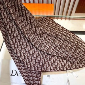 Christian Dior CD Oblique Cashmere Scarf 140cm Fall/Winter 2019 Collection - Image 8