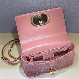 Christian Dior Caro Bag 20cm 621200 Gold Hardware Lambskin Leather Spring/Summer 2022 Collection - Image 3