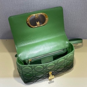 Christian Dior Caro Bag 20cm 621200 Gold Hardware Lambskin Leather Spring/Summer 2022 Collection - Image 4