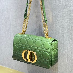 Christian Dior Caro Bag 20cm 621200 Gold Hardware Lambskin Leather Spring/Summer 2022 Collection - Image 5