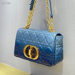 Christian Dior Caro Bag 20cm 621200 Gold Hardware Lambskin Leather Spring/Summer 2022 Collection - Image 7