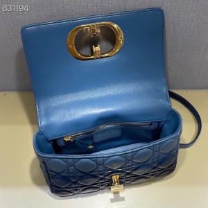 Christian Dior Caro Bag 20cm 621200 Gold Hardware Lambskin Leather Spring/Summer 2022 Collection - Image 8
