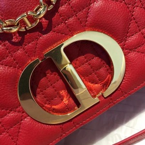 Christian Dior Caro Bag 20cm Gold Hardware Lambskin Leather Spring/Summer 2021 Collection - Image 6
