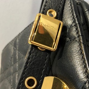 Christian Dior Caro Bag 20cm Gold Hardware Lambskin Leather Spring/Summer 2021 Collection - Image 8