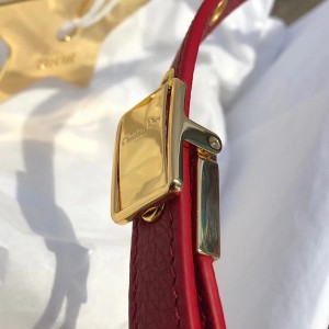 Christian Dior Caro Bag 20cm Gold Hardware Lambskin Leather Spring/Summer 2021 Collection - Image 9