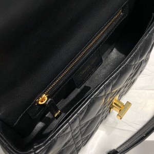 Christian Dior Caro Bag 20cm Gold Hardware Lambskin Leather Spring/Summer 2021 Collection - Image 9