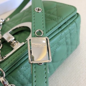 Christian Dior Caro Bag 20cm Silver Hardware Lambskin Leather Spring/Summer 2021 Collection - Image 3