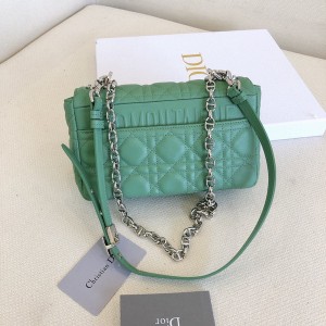 Christian Dior Caro Bag 20cm Silver Hardware Lambskin Leather Spring/Summer 2021 Collection - Image 5
