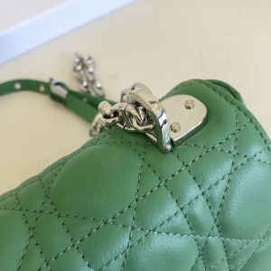 Christian Dior Caro Bag 20cm Silver Hardware Lambskin Leather Spring/Summer 2021 Collection - Image 6