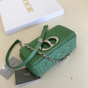 Christian Dior Caro Bag 20cm Silver Hardware Lambskin Leather Spring/Summer 2021 Collection - Image 8