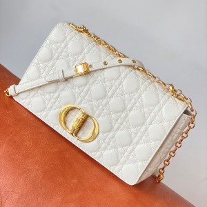 Christian Dior Caro Bag 28cm Gold Hardware Lambskin Leather Spring/Summer 2021 Collection - Image 3