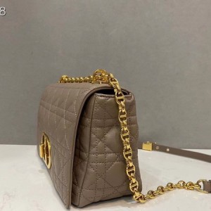Christian Dior Caro Bag 28cm Gold Hardware Lambskin Leather Spring/Summer 2021 Collection - Image 4