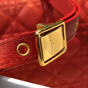 Christian Dior Caro Bag 28cm Gold Hardware Lambskin Leather Spring/Summer 2021 Collection - Image 4