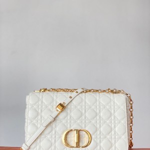 Christian Dior Caro Bag 28cm Gold Hardware Lambskin Leather Spring/Summer 2021 Collection - Image 4