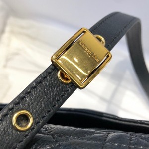 Christian Dior Caro Bag 28cm Gold Hardware Lambskin Leather Spring/Summer 2021 Collection - Image 5