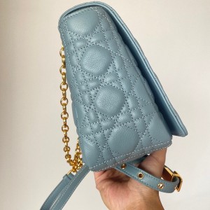 Christian Dior Caro Bag 28cm Gold Hardware Lambskin Leather Spring/Summer 2021 Collection - Image 5