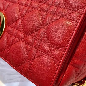 Christian Dior Caro Bag 28cm Gold Hardware Lambskin Leather Spring/Summer 2021 Collection - Image 6