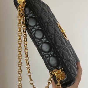 Christian Dior Caro Bag 28cm Gold Hardware Lambskin Leather Spring/Summer 2021 Collection - Image 7