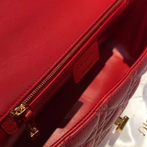 Christian Dior Caro Bag 28cm Gold Hardware Lambskin Leather Spring/Summer 2021 Collection - Image 7