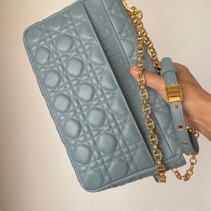 Christian Dior Caro Bag 28cm Gold Hardware Lambskin Leather Spring/Summer 2021 Collection - Image 8