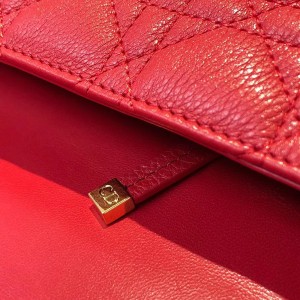 Christian Dior Caro Bag 28cm Gold Hardware Lambskin Leather Spring/Summer 2021 Collection - Image 8