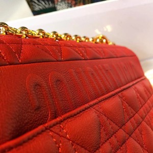 Christian Dior Caro Bag 28cm Gold Hardware Lambskin Leather Spring/Summer 2021 Collection - Image 9
