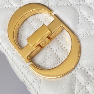 Christian Dior Caro Bag 28cm Gold Hardware Lambskin Leather Spring/Summer 2021 Collection - Image 10