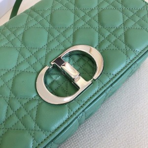 Christian Dior Caro Bag 28cm Silver Hardware Lambskin Leather Spring/Summer 2021 Collection - Image 4