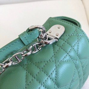 Christian Dior Caro Bag 28cm Silver Hardware Lambskin Leather Spring/Summer 2021 Collection - Image 6