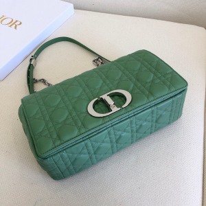 Christian Dior Caro Bag 28cm Silver Hardware Lambskin Leather Spring/Summer 2021 Collection - Image 8