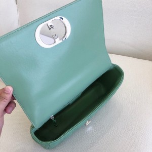 Christian Dior Caro Bag 28cm Silver Hardware Lambskin Leather Spring/Summer 2021 Collection - Image 9
