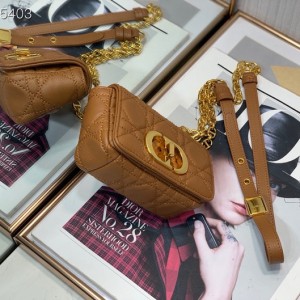 Christian Dior Caro Micro Bag 13cm with Calfskin Leather Fall/Winter 2021 Collection - Image 3