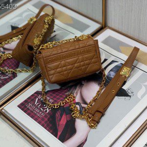 Christian Dior Caro Micro Bag 13cm with Calfskin Leather Fall/Winter 2021 Collection - Image 4
