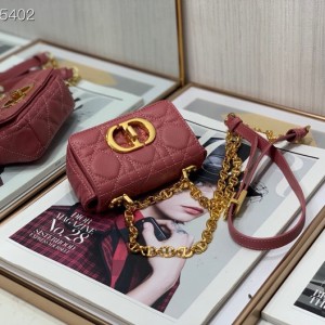 Christian Dior Caro Micro Bag 13cm with Calfskin Leather Fall/Winter 2021 Collection - Image 4