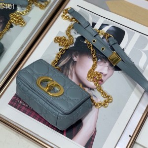 Christian Dior Caro Micro Bag 13cm with Calfskin Leather Fall/Winter 2021 Collection - Image 5