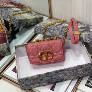 Christian Dior Caro Micro Bag 13cm with Calfskin Leather Fall/Winter 2021 Collection - Image 6